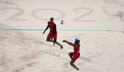 Qatar's Beach Volleyball Team